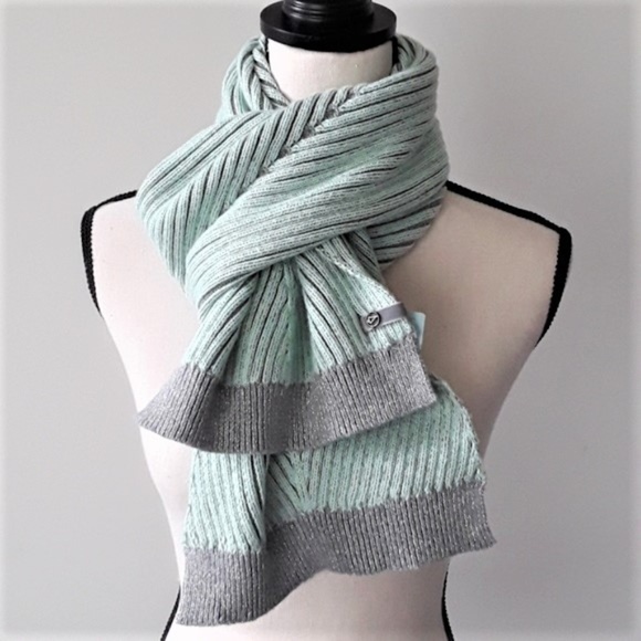 🔴IVIVVA Mint/Silver M/L Naturally Nice Scarf - Picture 2 of 8